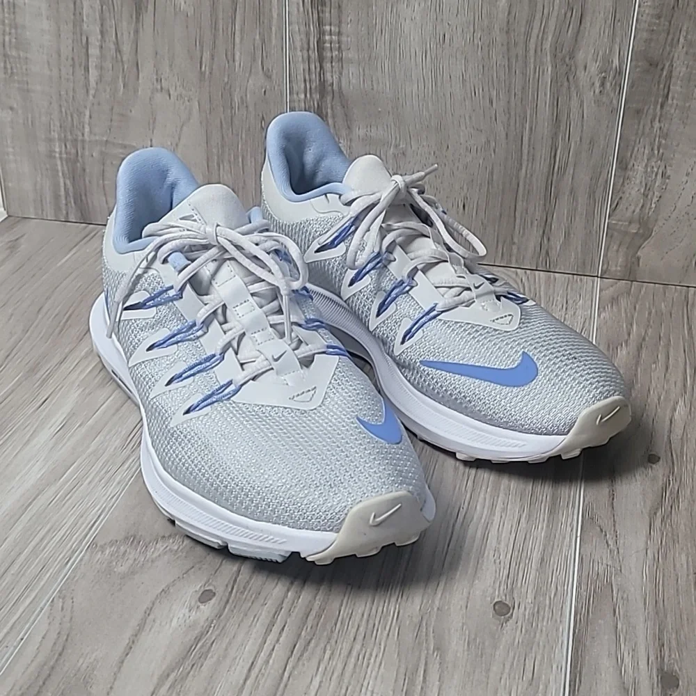 Nike Quest Womens Running Shoes Size 7 Platinum Grey Light Blue AA7412-008 - Picture 2 of 9